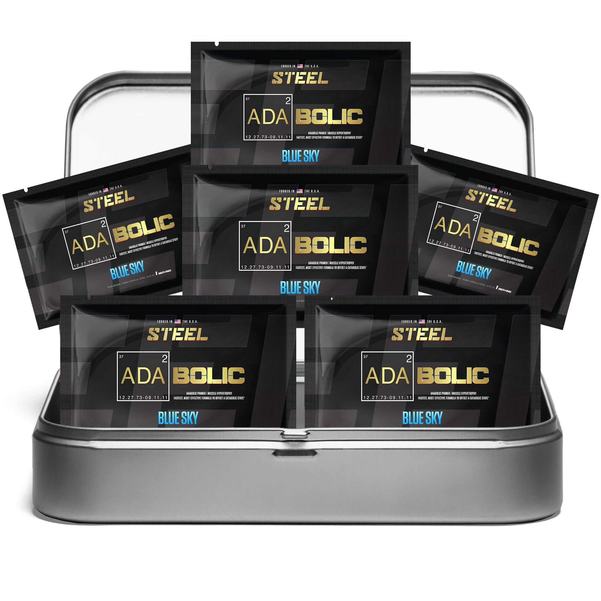 Steel Supplements Sample Blue Sky / Travel Kit (6 sample packets) ADABOLIC Sample packets