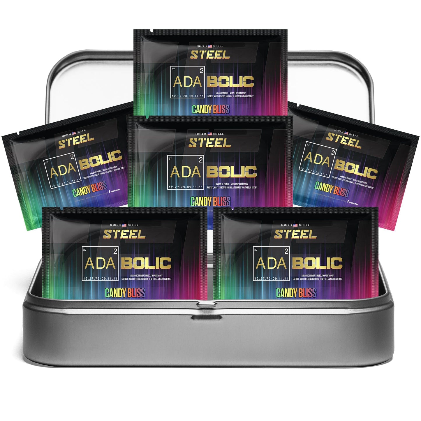 Steel Supplements Sample Candy Bliss / Travel Kit (6 sample packets) ADABOLIC Sample packets