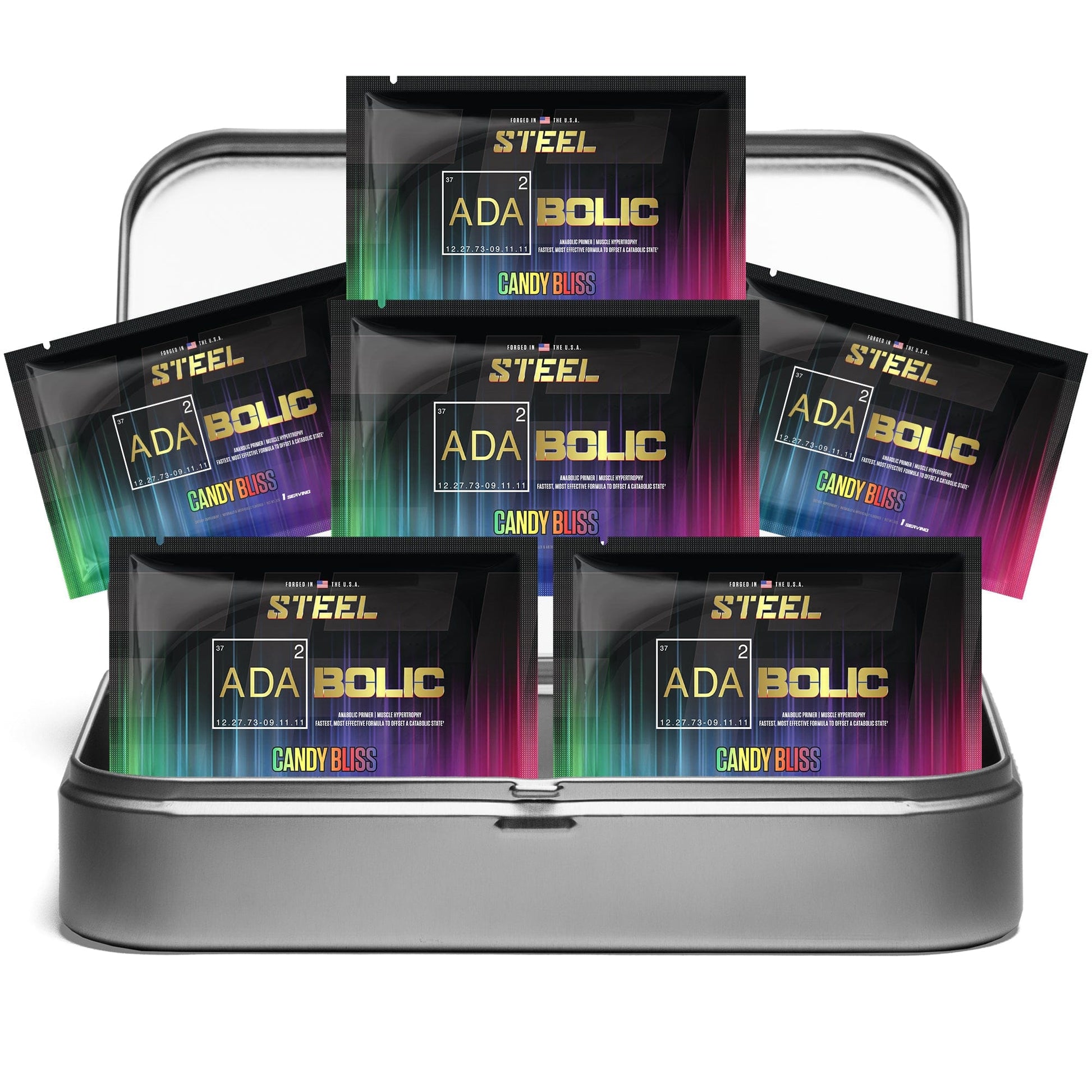 Steel Supplements Sample Candy Bliss / Travel Kit (6 sample packets) ADABOLIC Sample packets
