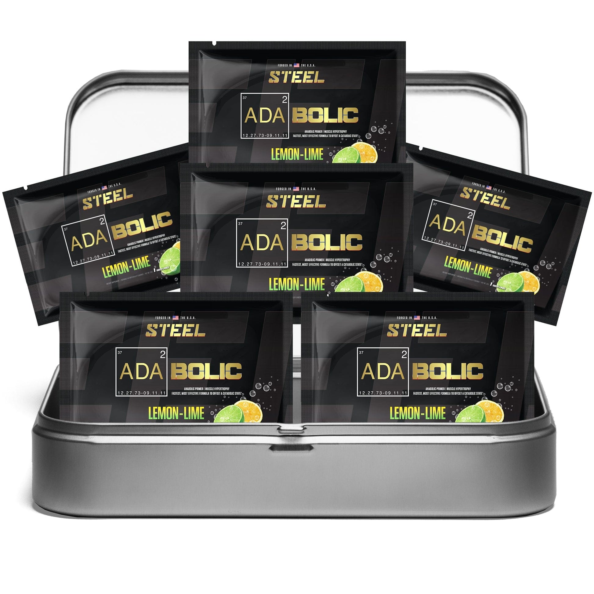 Steel Supplements Sample Lemon Lime / Travel Kit (6 sample packets) ADABOLIC Sample packets