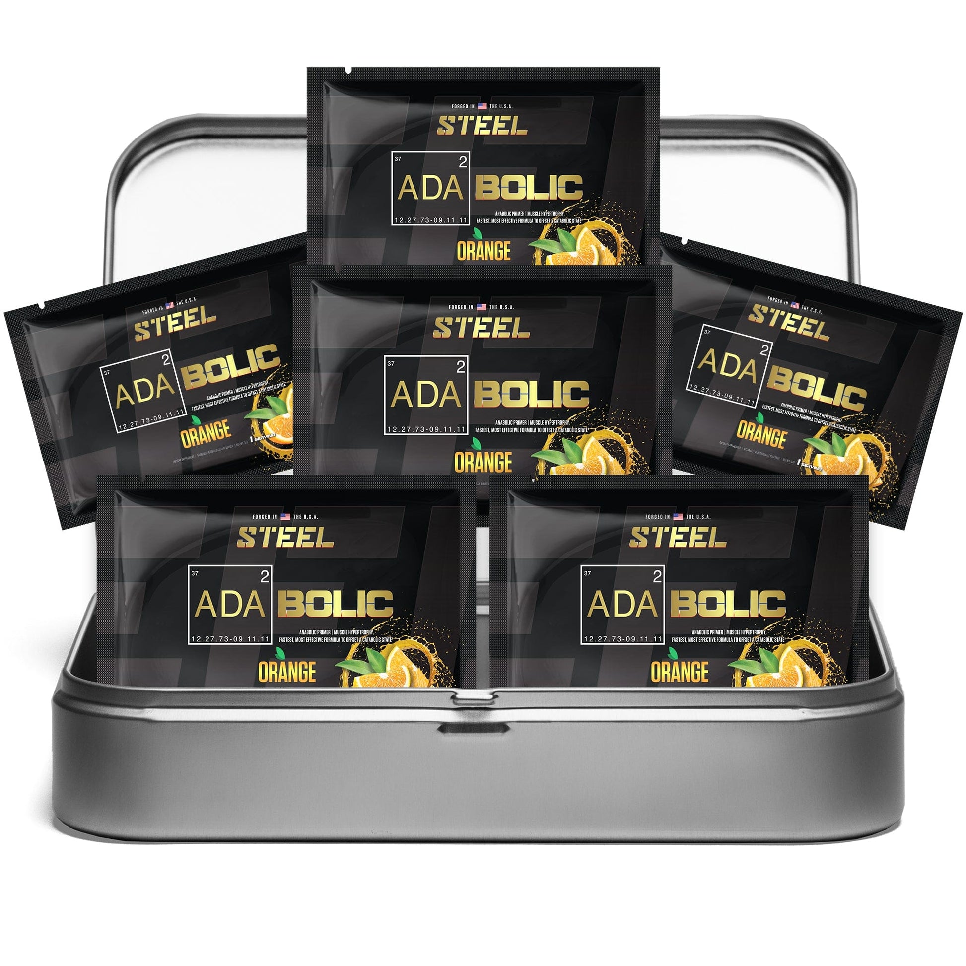 Steel Supplements Sample Orange / Travel Kit (6 sample packets) ADABOLIC Sample packets