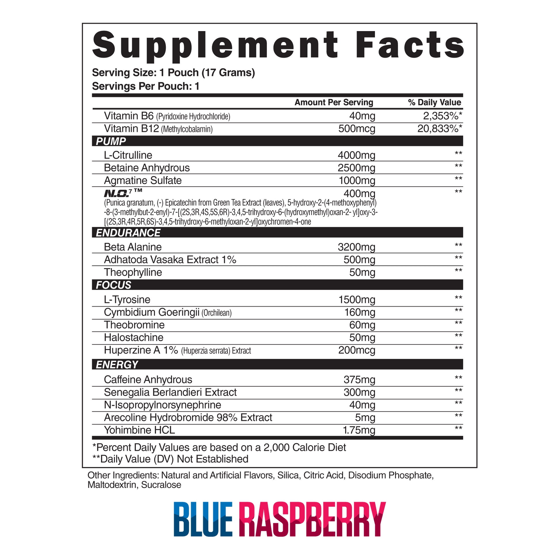 Steel Supplements Sample Amped-AF Sample Packets