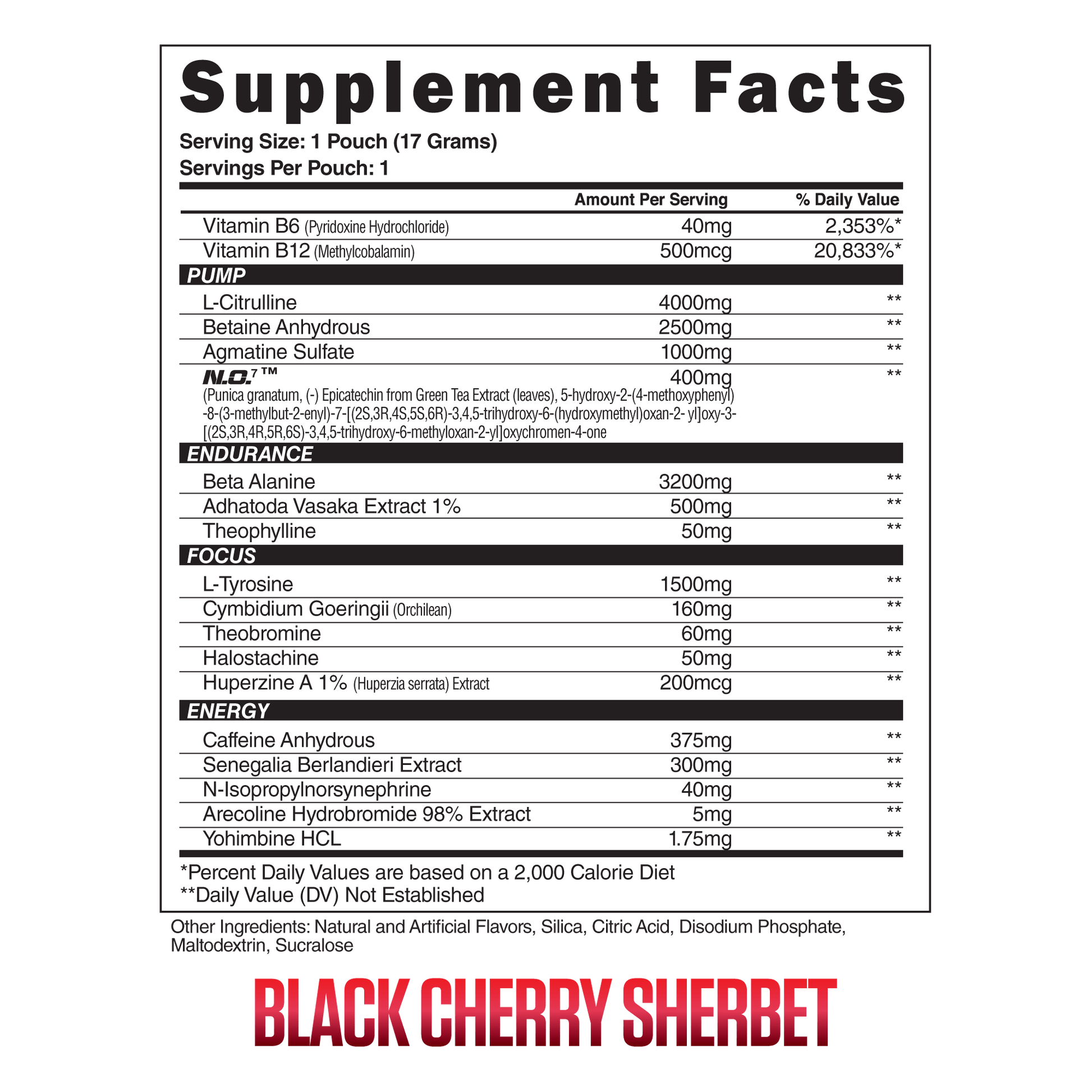 Steel Supplements Sample Amped-AF Sample Packets