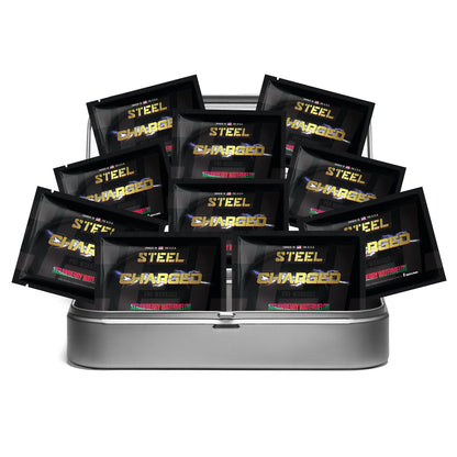 Steel Supplements Sample Strawberry Watermelon / Travel Kit (10 Sample Packets) Charged-AF Sample Packets