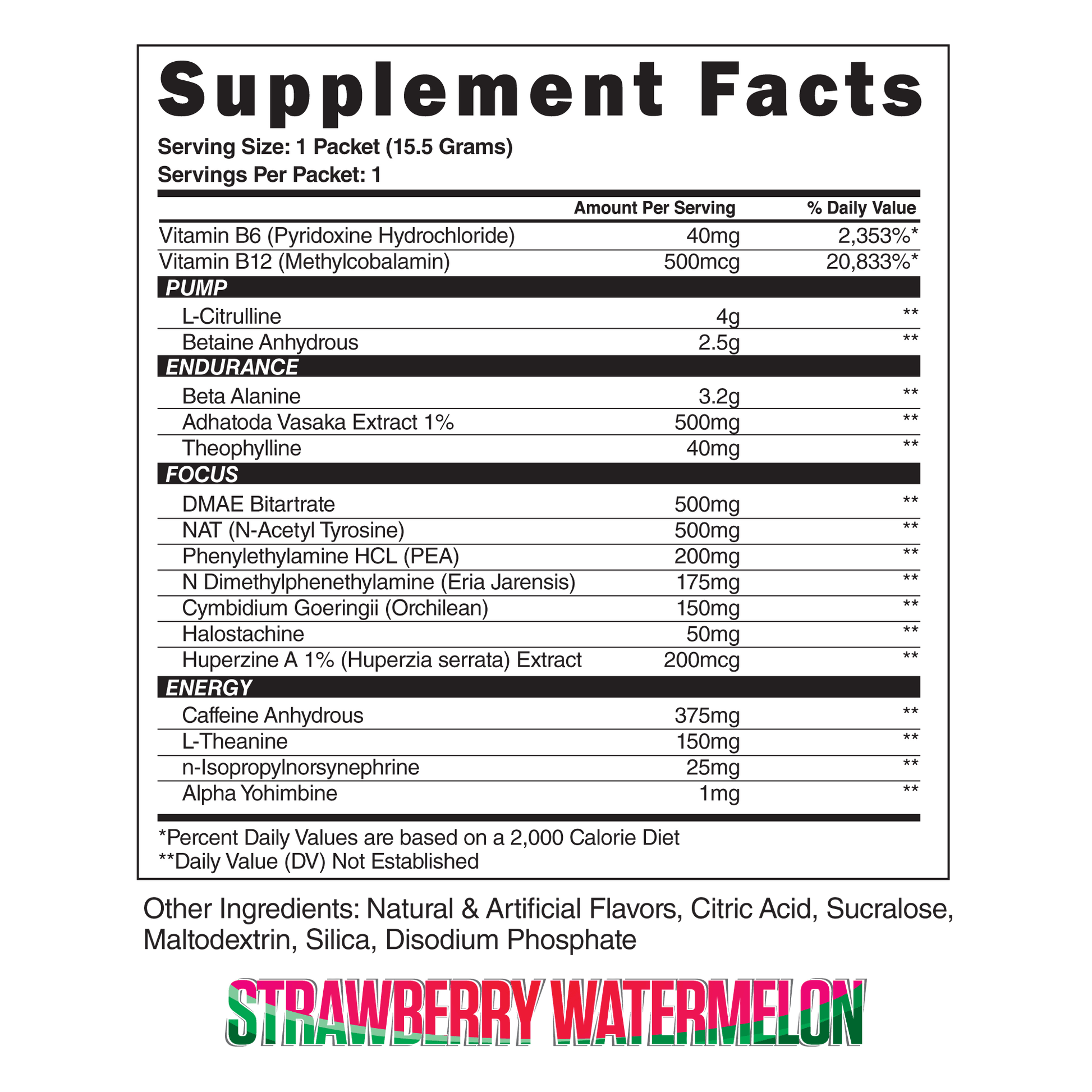 Steel Supplements Sample Charged Sample Packets