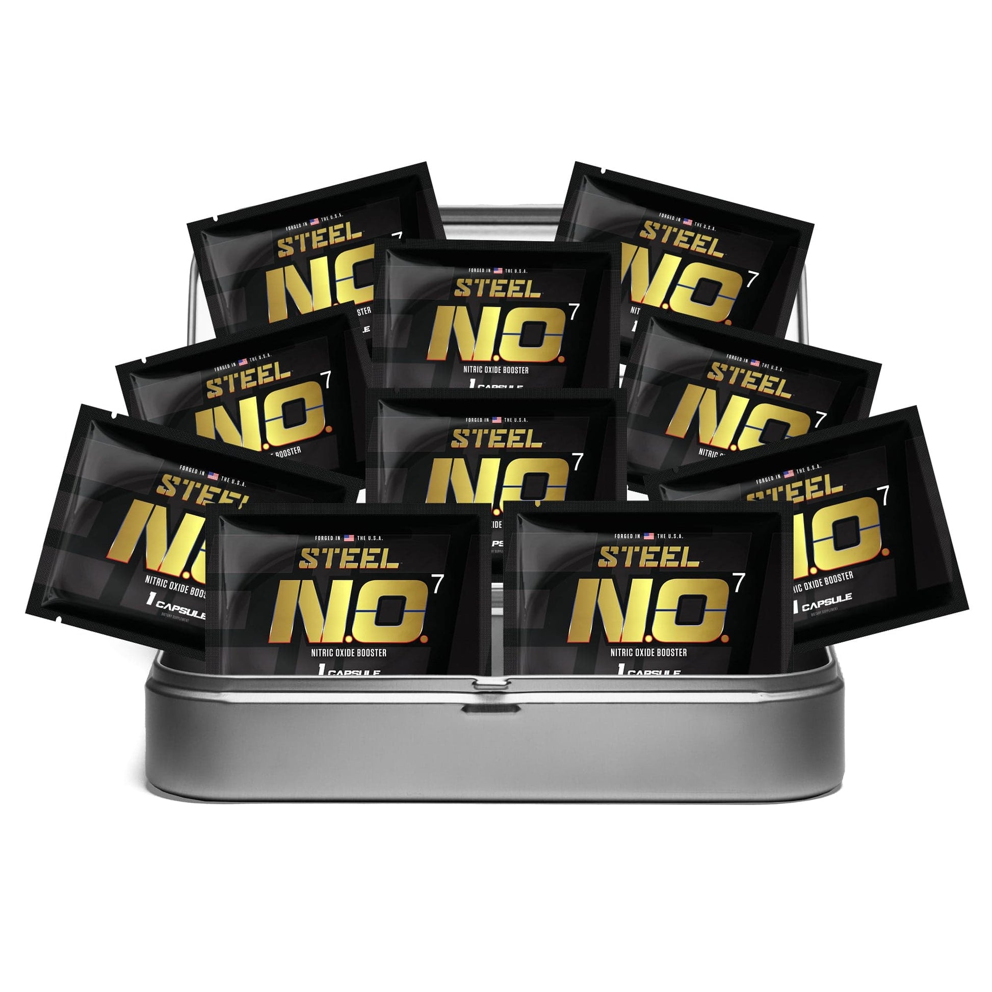 The Steel Supplements Sample Travel Kit (10 Sample Packets) N.O.7 Sample Packets