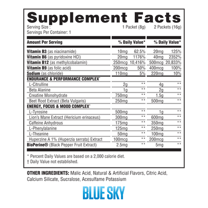 The Steel Supplements Sample PRE Sample Packets